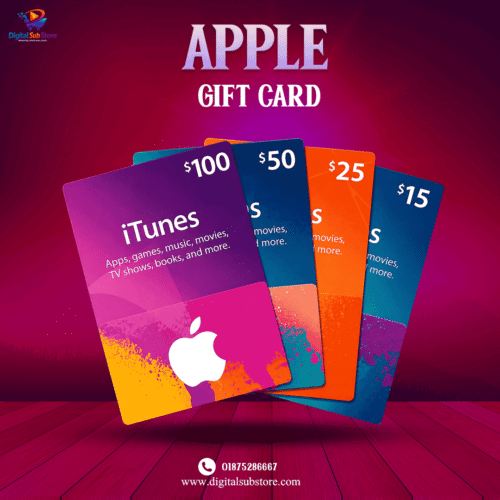 Apple iTunes Gift Card Bangladesh instant delivery Digital Sub Store