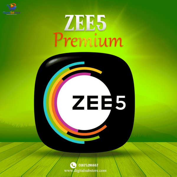 Buy Zee5 Premium at best price in Bangladesh from Digital Sub Store