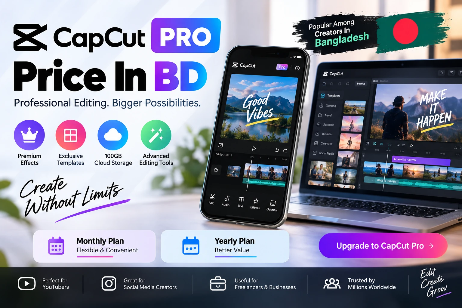 CapCut Pro Price In BD